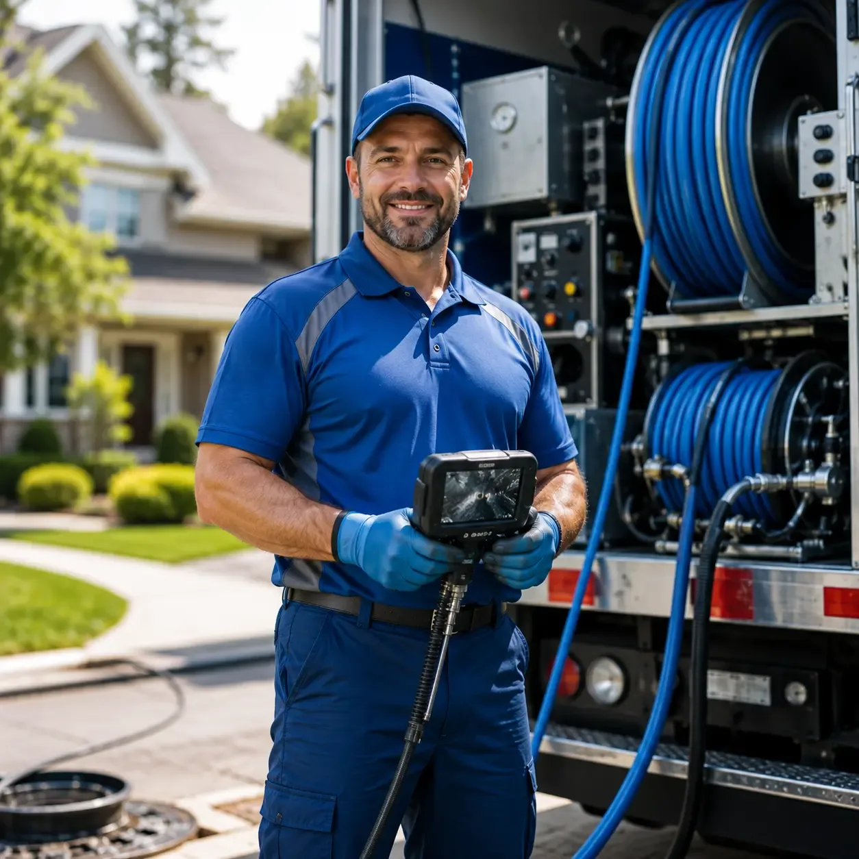 Local outdoor drain cleaning specialists in Bath, IL